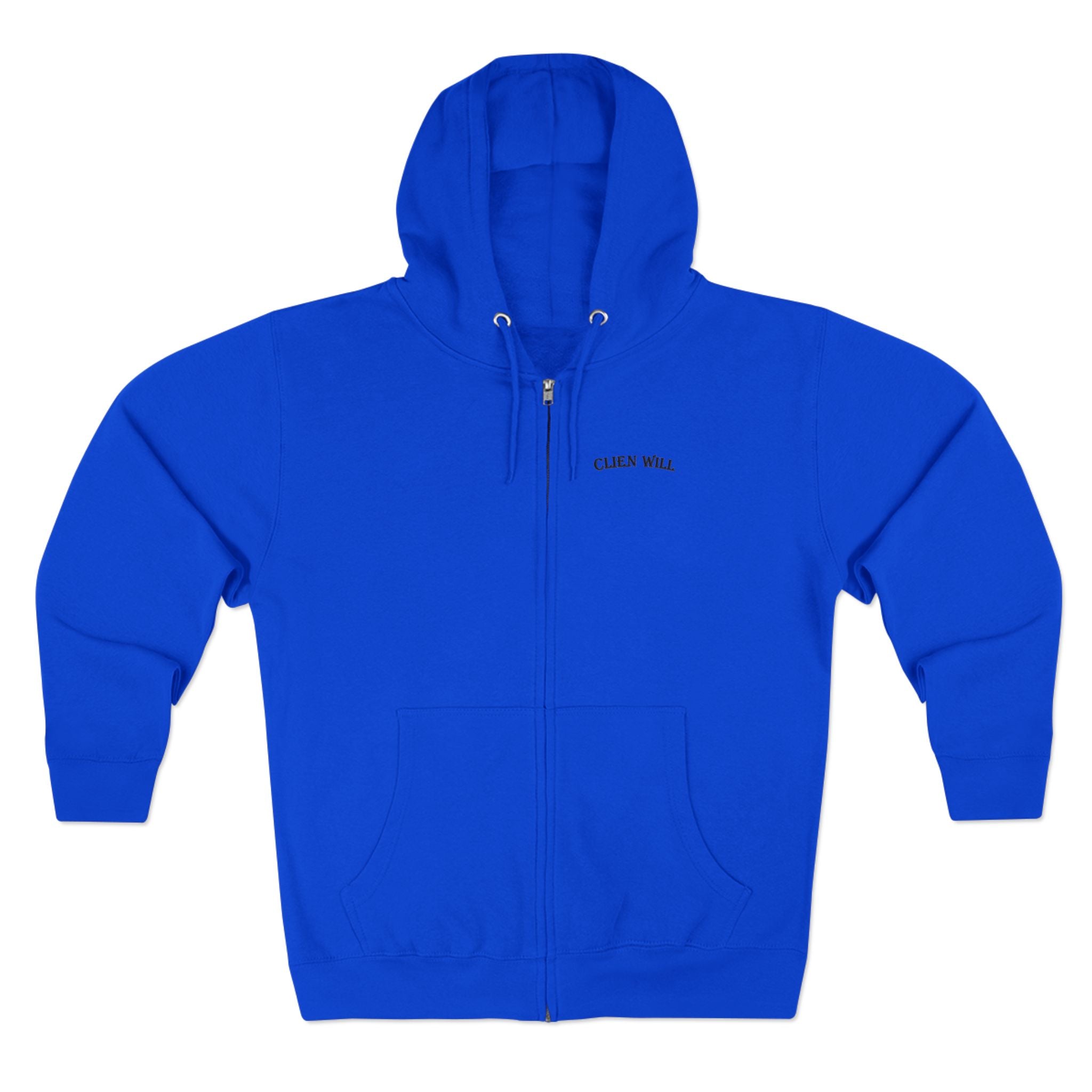 CLIEN WILL FORM COMPLIANT ZIP Hoodie | Minimal Streetwear
