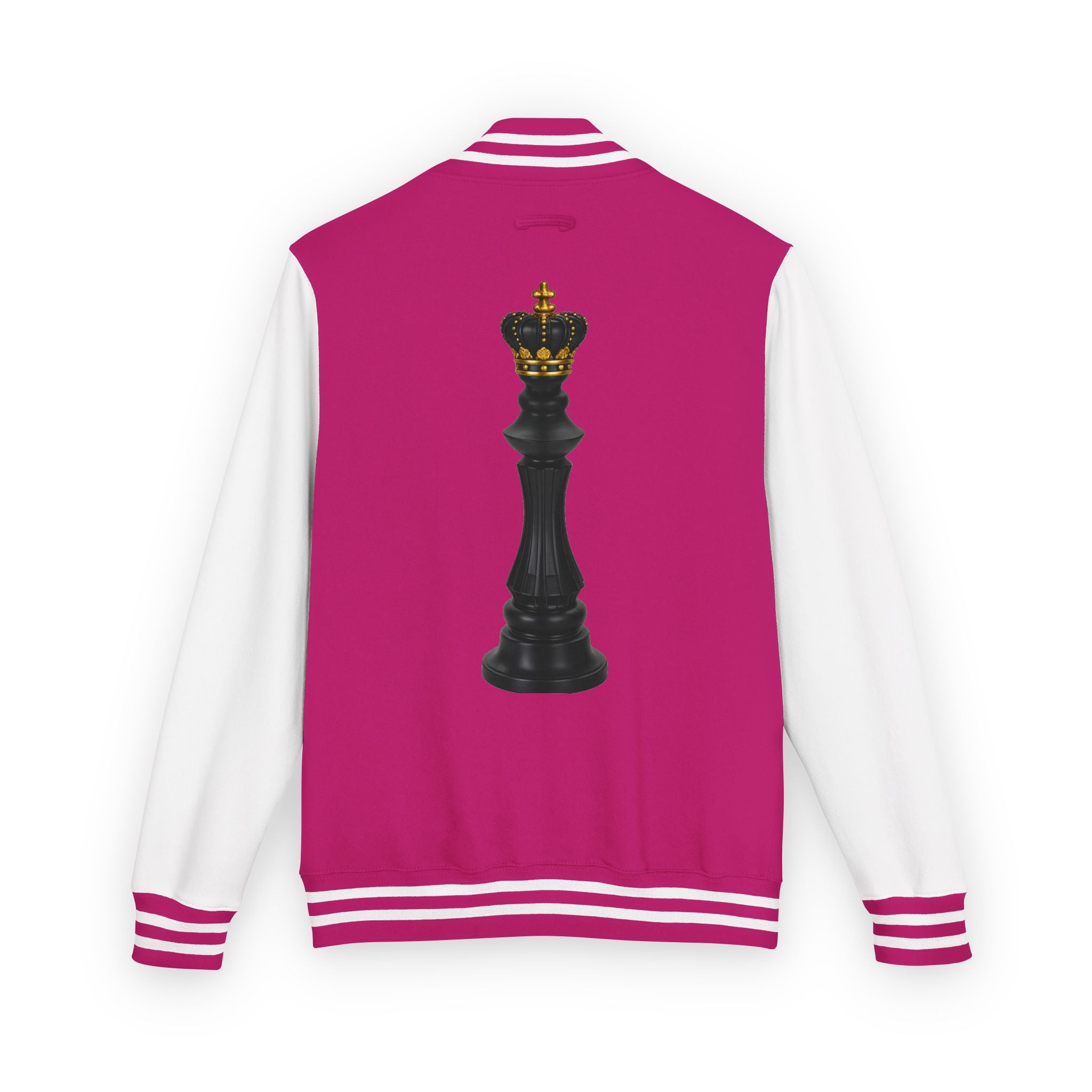 Gifted not Rented Logo Chest Crowned King Icon Letterman Jacket $95