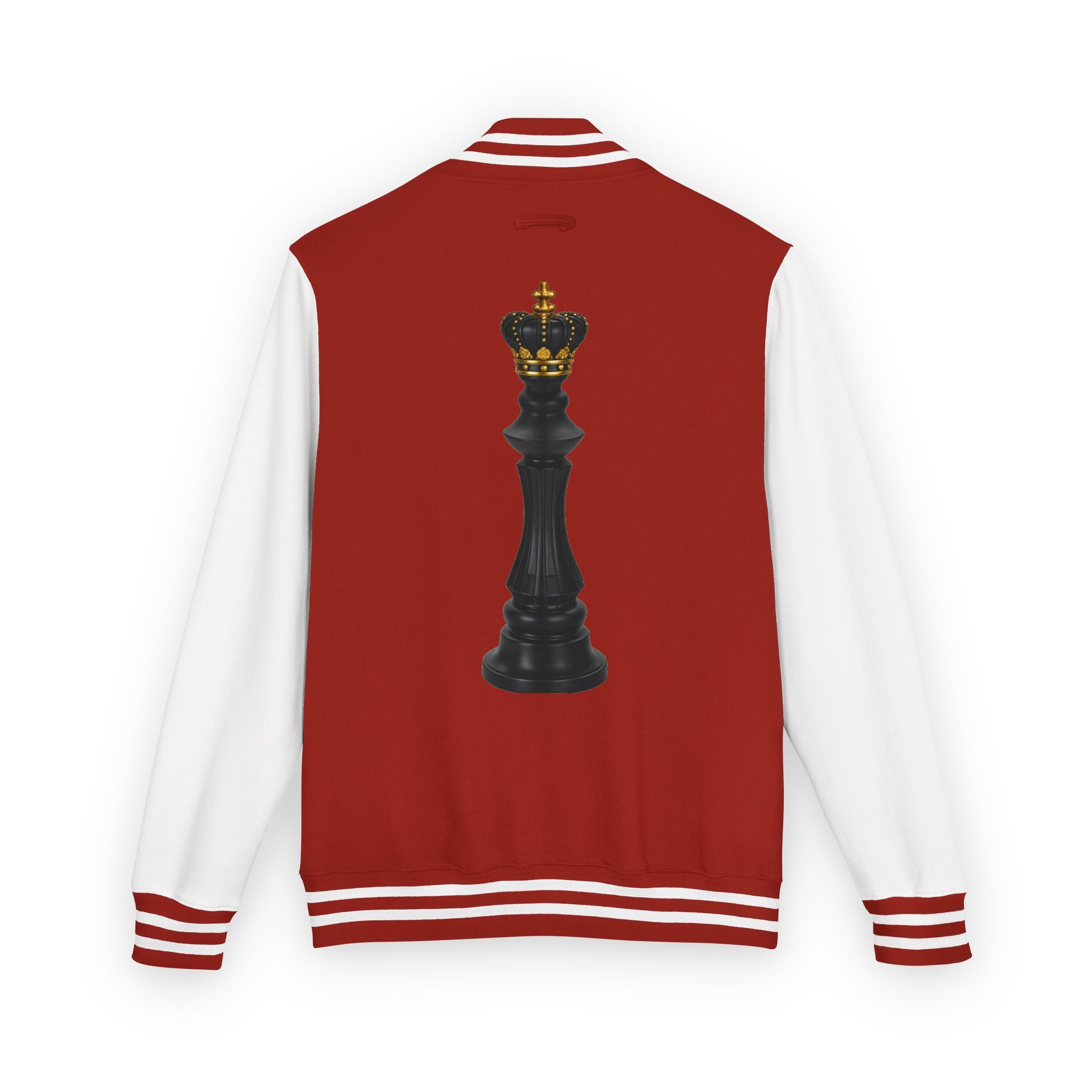 Gifted not Rented Logo Chest Crowned King Icon Letterman Jacket $95
