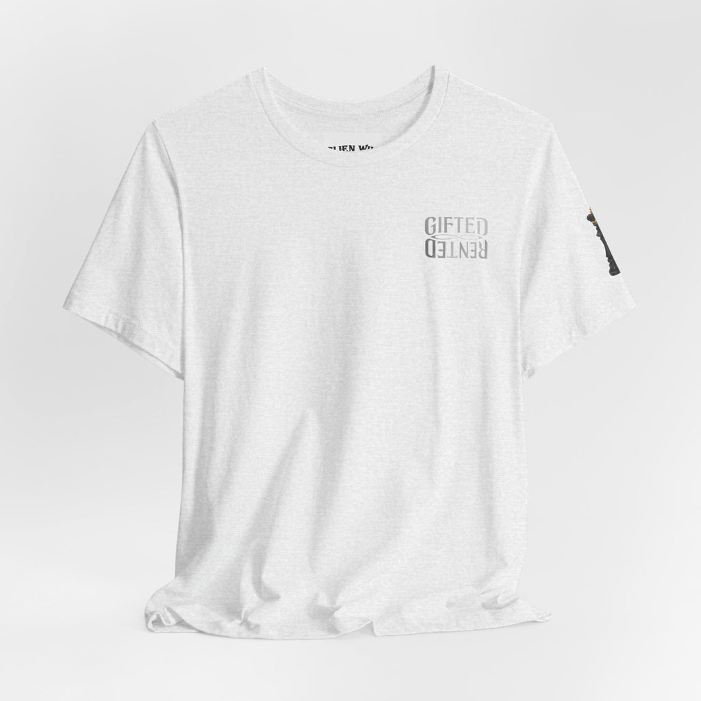 Gifted Not Rented Tee | Crowned Anubis King Design