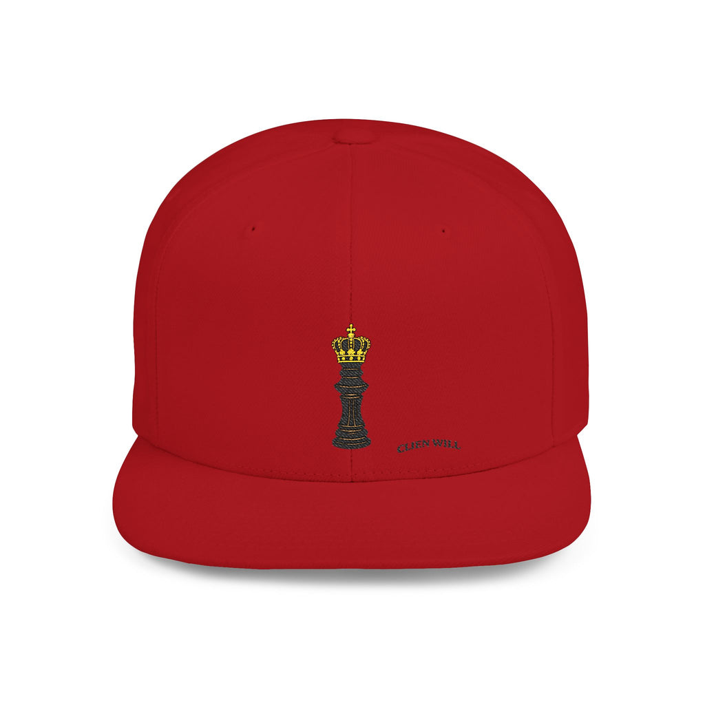 Crown king Icon - Flat Bill Snapback $50.00