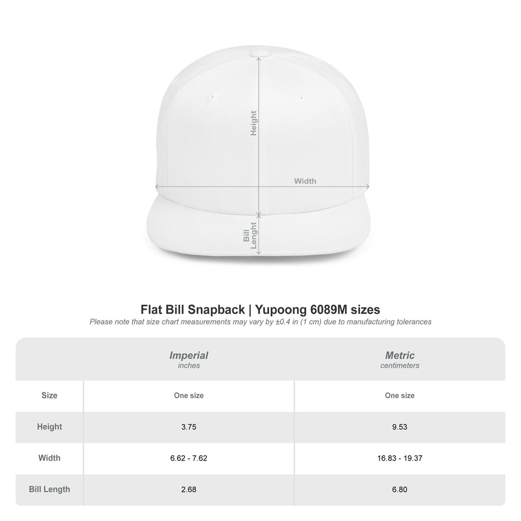 Crown king Icon - Flat Bill Snapback $50.00