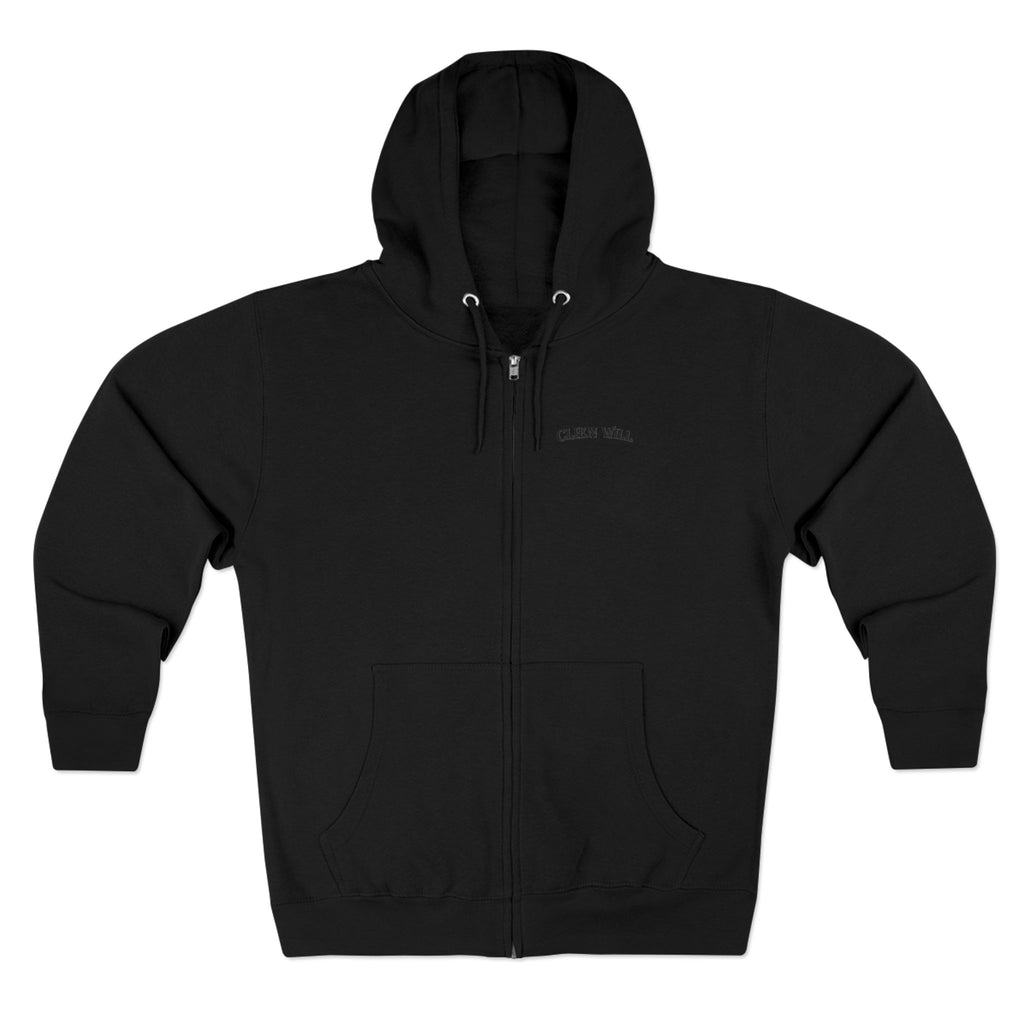 CLIEN WILL FORM COMPLIANT ZIP Hoodie | Minimal Streetwear