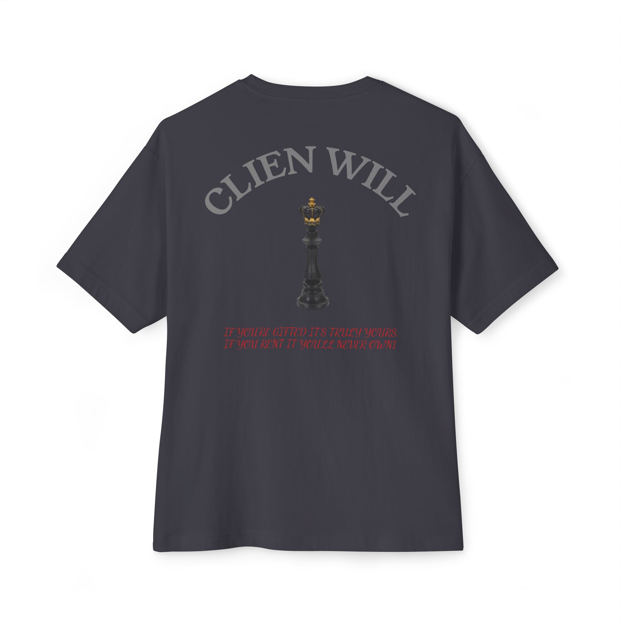 GIFTED NOT RENTED — OVERSIZED STANDARD TEE