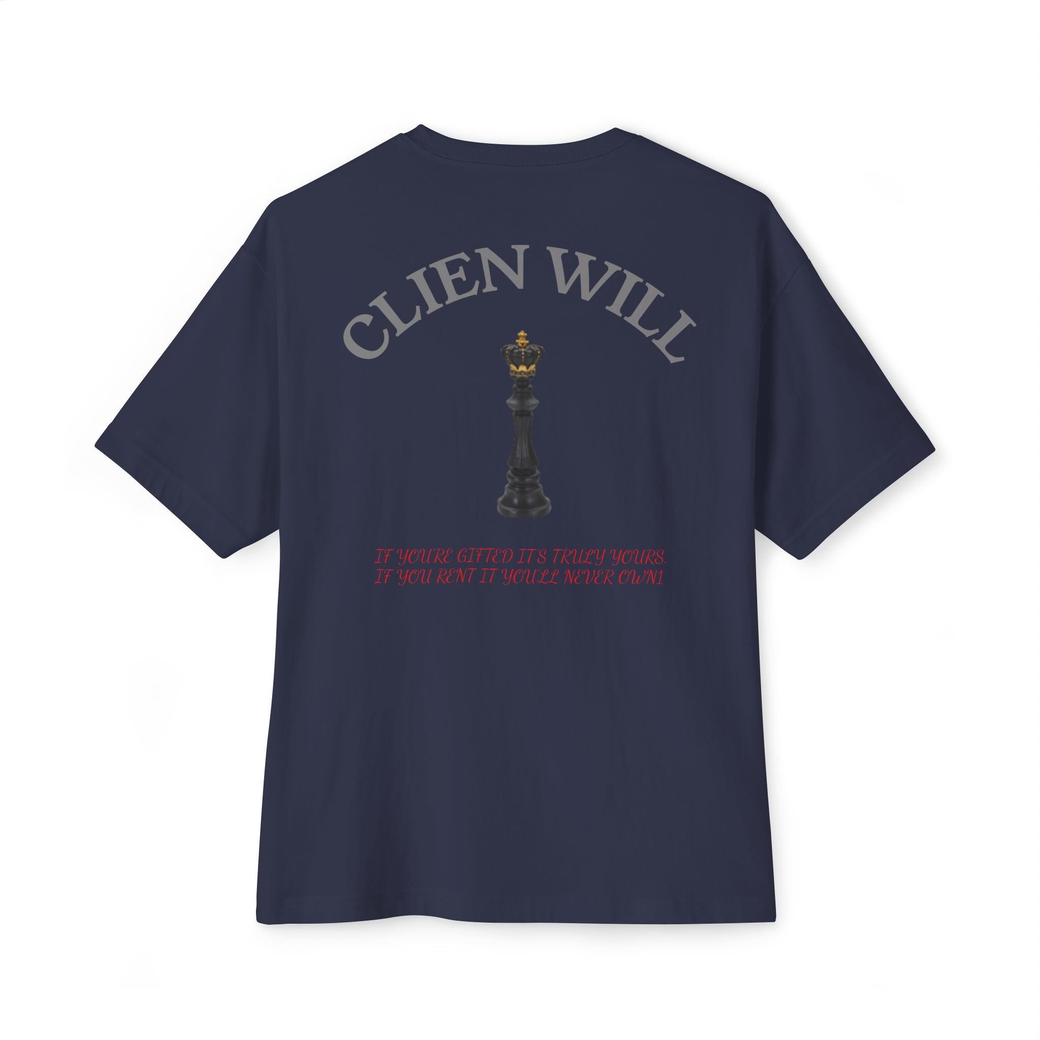 GIFTED NOT RENTED — OVERSIZED STANDARD TEE