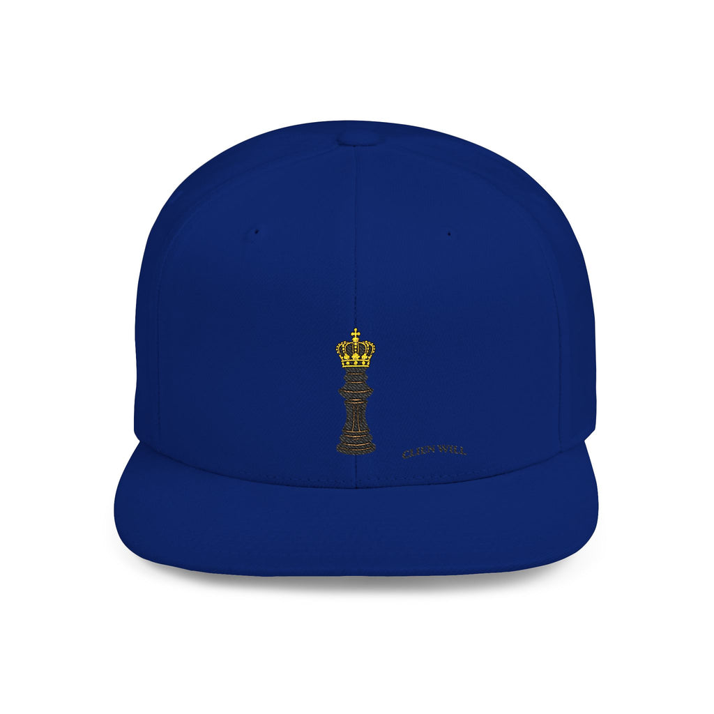 Crown king Icon - Flat Bill Snapback $50.00
